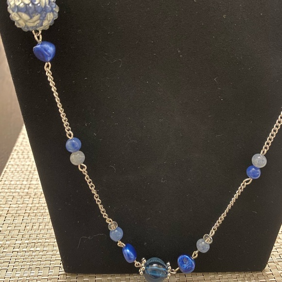 F: Blue Ocean Necklace - Picture 3 of 7